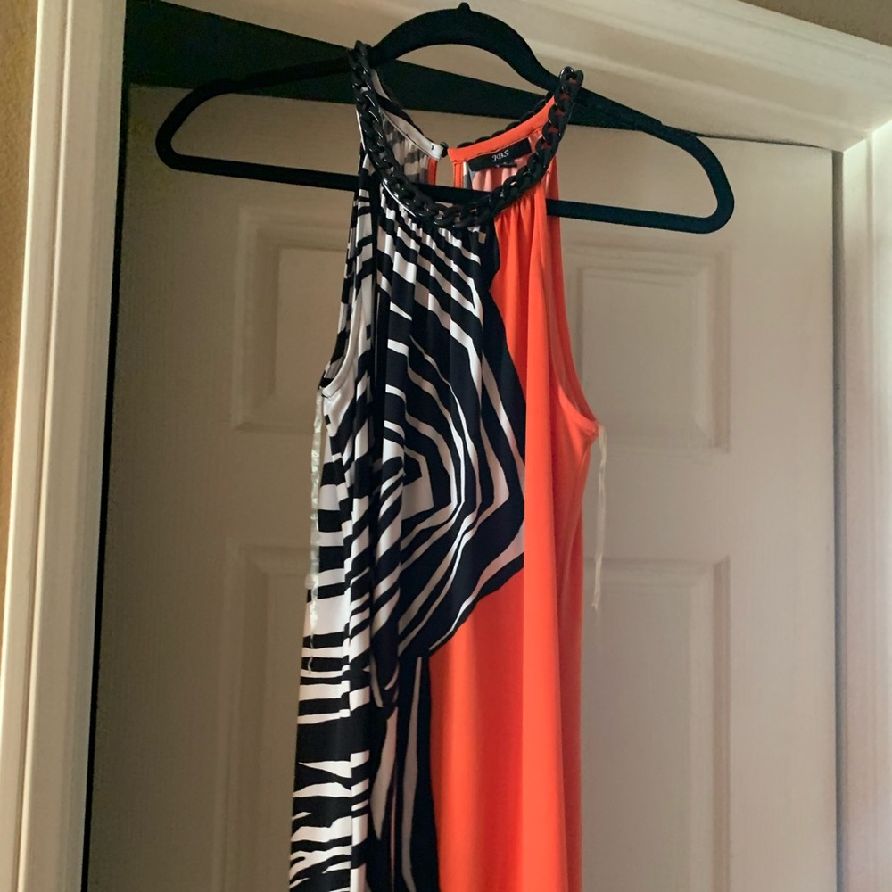 animal print sleeveless dress